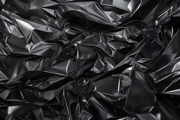 backgraund crumpled black paper