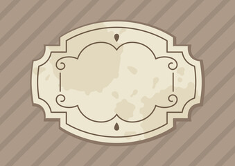 Vintage decorative frame. Retro design for invitations, greetings and cards.