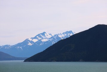 Snow Capped Mountain In Alaska