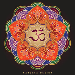 Hand drawn mandala design