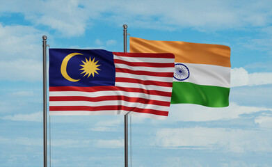India and Malaysia flag