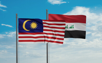 Iraq and Malaysia flag