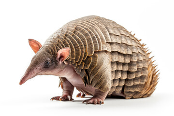 Armadillo isolated on a white backgroubnd