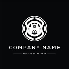 letter CD logo design vector