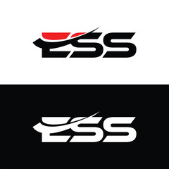 Letter ESS logo design vector