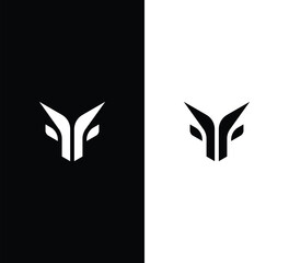 Modern  Letter FF Logo Design