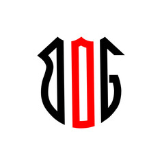 red and white shield