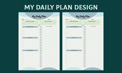 Daily Planner Design 2024