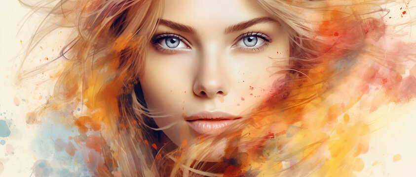 Beautiful Woman With Gold Face Paint Background, Empath Picture Background  Image And Wallpaper for Free Download