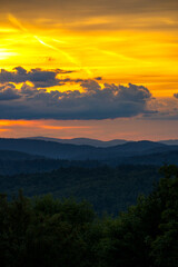 Dramatischer Sonnenuntergang im Bayerischen Wald 4