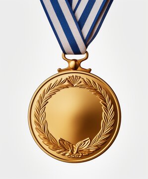 gold medal isolated 