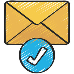 Check Mark Email Icon