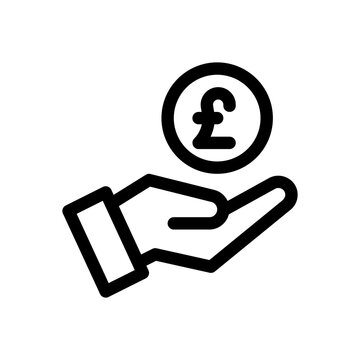 recommend clip art: pound line icon