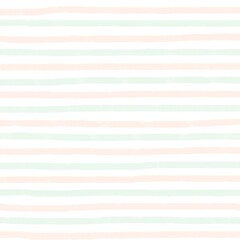 Orange Green Stripe Hand Drawn Background