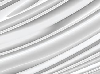 Obraz premium white wavy abstracted background, lines wallpaper