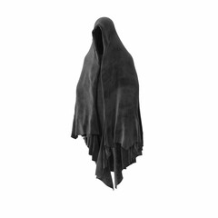 Halloween scary ghos dementor character isolated on white background. - 649428775