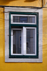 Fototapeta na wymiar A window of Lisbon, Portugal, the summer of 2023.
