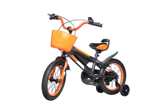 bicycle isolated on white background