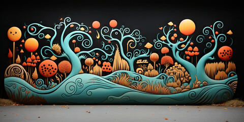  Halloween Street - scary holiday themed - All Hallows Eve