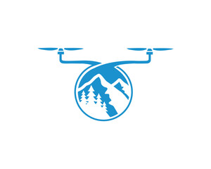 drone mountain logo