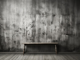 Matte Black and White Wood Wall Background Texture: Hipster Vibes.