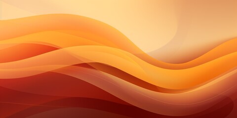 Autumn Creative Abstract Wavy Texture. Screen Wallpaper. Digiral Art. Abstract Bright Surface Liquid Horizontal Background. Ai Generated Vibrant Texture Pattern.