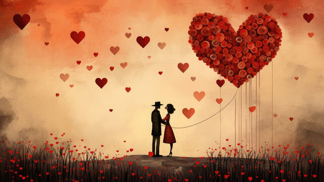 Love-themed Greeting Card