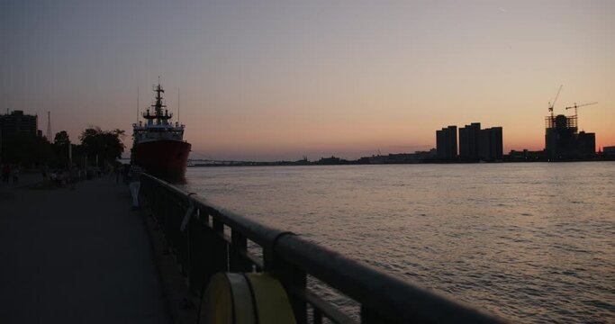 Windsor Waterfront during Sunset