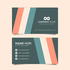 Classic Black and White Business Card