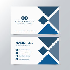 Contemporary Business Card Design Template