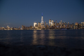 Fototapeta premium New York Skyline Night view