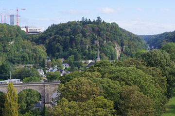 Viaduc et hauteurs de Luxembourg