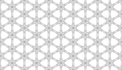Abstract Seamless Geometric Pattern. Light Gray and White Texture.