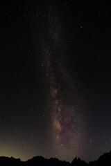 Naklejka premium Milky Way, Organ Mountains, NM USA
