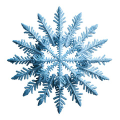 Snowflake on a transparent background