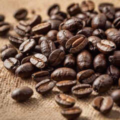 Coffee Beans Closeup Photo