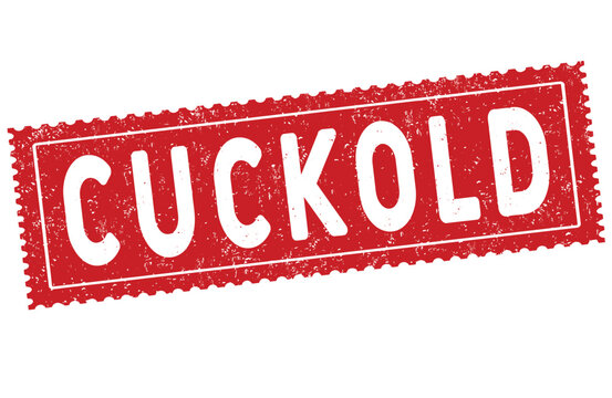 Cuckold grunge rubber stamp