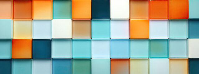 tiled mosaic abstract colorful background