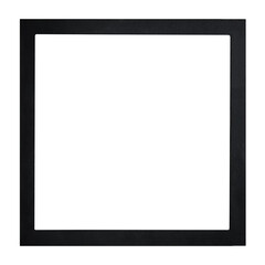 Simple plain modern minimalist minimal black textured frame white backgound