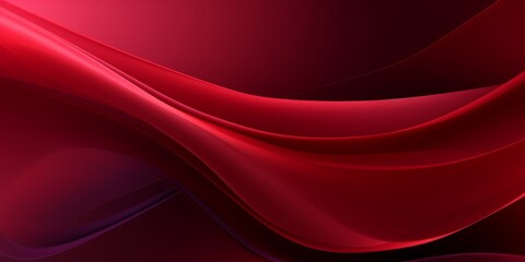 Naklejka premium Ruby Crystal Creative Abstract Wavy Texture. Screen Wallpaper. Digiral Art. Abstract Bright Surface Liquid Horizontal Background. Ai Generated Vibrant Texture Pattern.