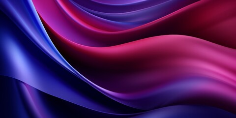 Satin Creative Abstract Wavy Texture. Screen Wallpaper. Digiral Art. Abstract Bright Surface Liquid Horizontal Background. Ai Generated Vibrant Texture Pattern.