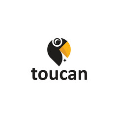 Toucan bird logo icon design vector illustration