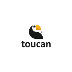 Toucan bird logo icon design vector illustration