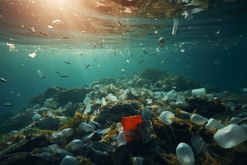 Environmental harm caused by plastic debris and microplastics in marine ecosystems. Generative AI