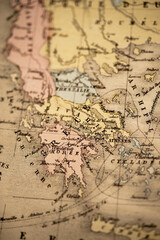  | Atlas Classique circa 1869 | Antique Map 