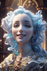 Radiant Ghost in Baroque - Generative AI




