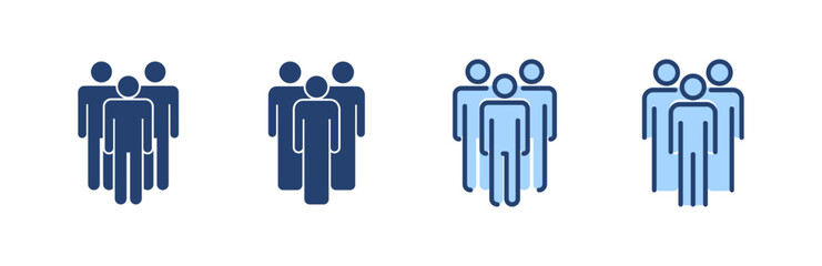 people icon vector. person sign and symbol. User Icon vector