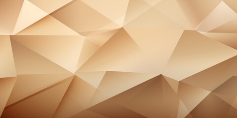 Beige Creative Abstract Geometric Texture. Screen Wallpaper. Digiral Art. Abstract Bright Surface Geometrical Horizontal Background. Ai Generated Vibrant Texture Pattern.