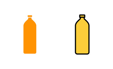 Bottle icon set for web and mobile app. bottle sign and symbol
