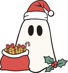 Cute Ghost Christmas 